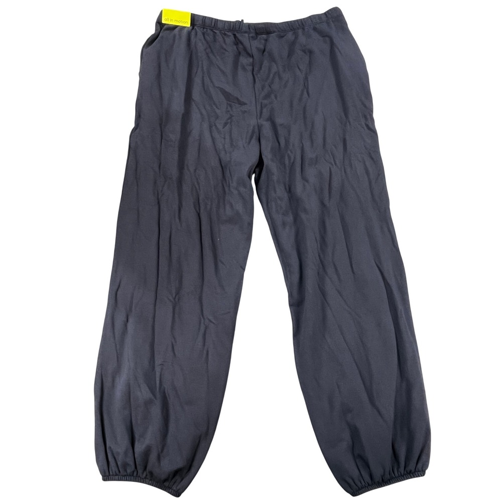 All In Motion Women's L Blue Mid-Rise Stretch Jogger Pants